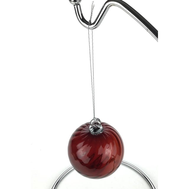 Modern Vintage German Glass Christmas Ornament For Sale - Image 3 of 8