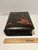 Antique Meiji Period Japanese Handmade Wood With Metal Inlay Lacquer Box For Sale - Image 9 of 10