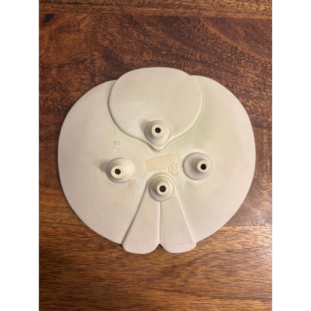 1970s 1970s Alan & Brenda Newman Orchid Footed Porcelain Bowl Signed For Sale - Image 5 of 5