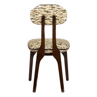 Silhouette Dining Chair in Embroidered Fabric from Insidherland For Sale