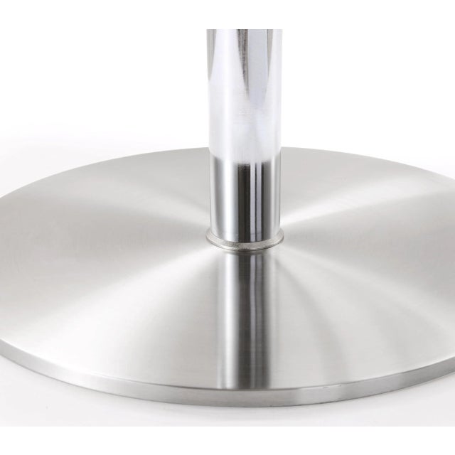 Black Amalfi Black Steel Adjustable Bar Stool For Sale - Image 8 of 11