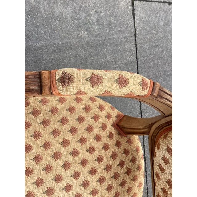 French Louis XVI Style Arm Chairs/Pr. For Sale In New York - Image 6 of 7
