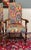 Wood Antique Pair of Catalan Style Carved Oak Recently Upholstered Armchairs C. 1920s For Sale - Image 7 of 18