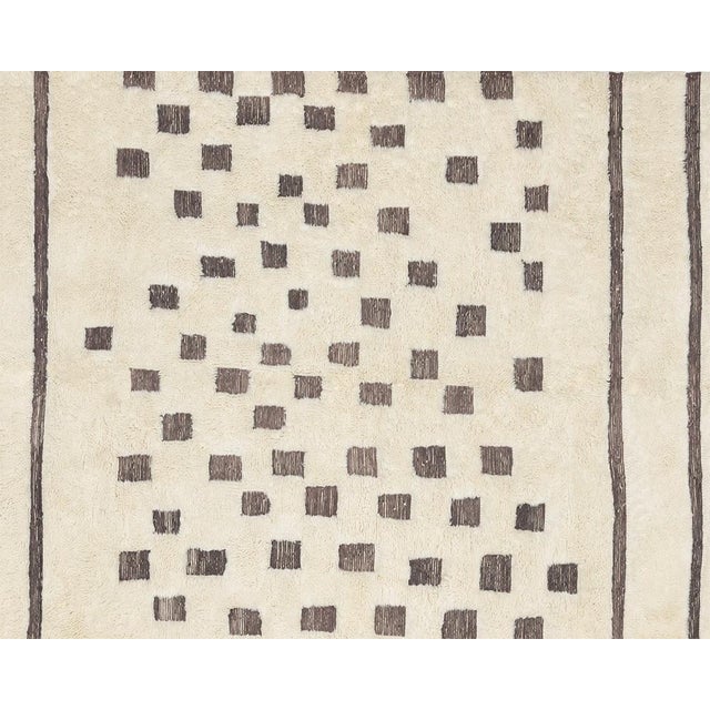 Hand-Knotted Wool Rug by Azele Studio For Sale - Image 6 of 10