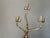 1960s Vintage Bronze-Gold Three-Light Wall Sconces from Arlus, 1960s, Set of 2 For Sale - Image 5 of 18