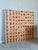 Wood 49" Minimalist Organic Modern Gold Foil Grid Painting For Sale - Image 7 of 17