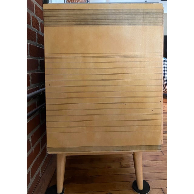 Mid-Century Modern Mid 20th Century Piero Fornasetti Style Architectural Detail Bureau For Sale - Image 3 of 12