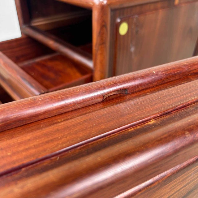 Wood Small Vintage Japanese Drawer Cabinet, 1970s For Sale - Image 7 of 12