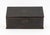 American Paint-Decorated and Ebonized Wood Box, 19th century, with hand-painted rose flower details. 6.5" H x 12.5" W x...
