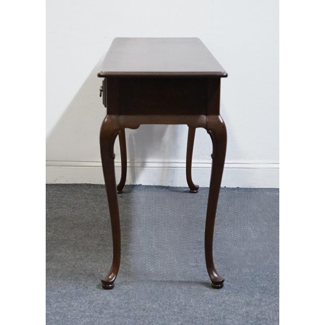Hammary Furniture Solid Cherry Traditional Queen Anne 52" Accent Sofa Table For Sale - Image 11 of 13