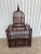 Art Deco Vintage Mid 20th Century Wooden Birdcage For Sale - Image 3 of 9