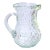 Glass Hand Blown Green Glass Bubble Pitcher/Jug For Sale - Image 7 of 12