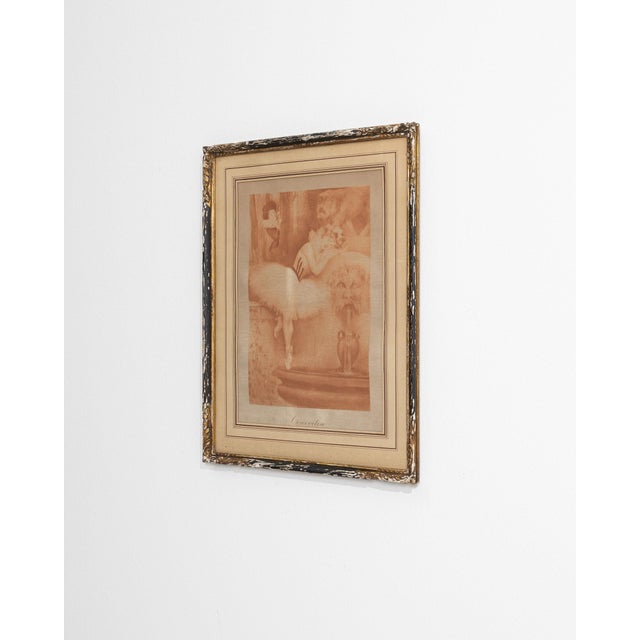1900 - 1909 France Sienna Wood Painting For Sale - Image 15 of 15