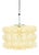 Mid-Century Modern Amber Bubble Glass Pendant Light by Helena Tynell for Limburg, Germany, 1960s For Sale