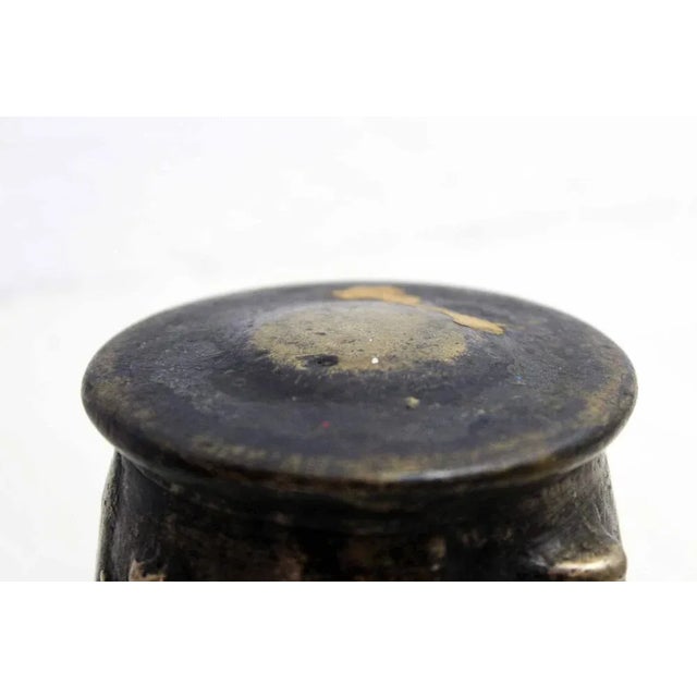 Mortar & Pestle in Bronze, 17th Century, Set of 2 For Sale - Image 11 of 13