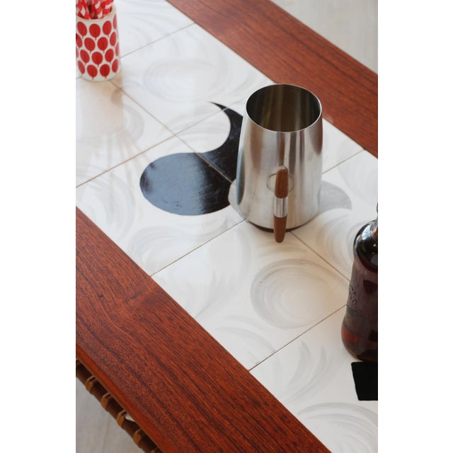 Vintage Teak and Ceramic Coffee Table from Gemina Møbler, 1960s For Sale - Image 10 of 15