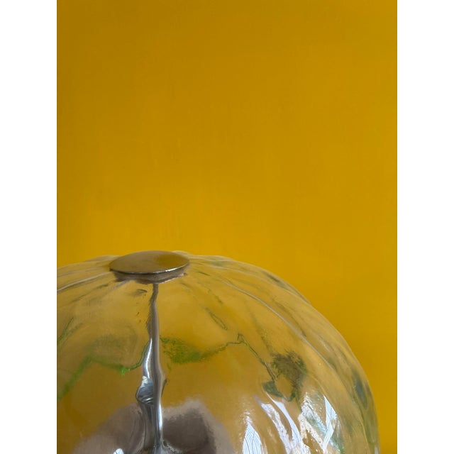 Glass and Travertine Table Lamps from La Murrina, 1980s, Set of 2 For Sale - Image 12 of 18