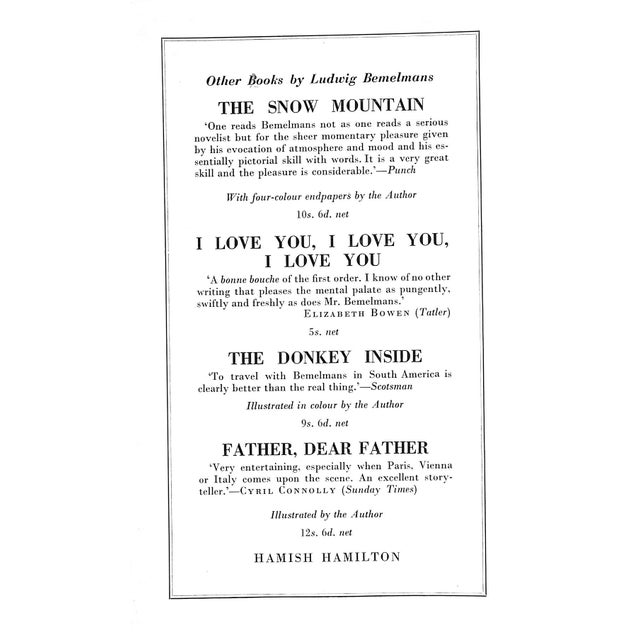 "To the One I Love the Best" 1955 Bemelmans, Ludwig (Inscribed) For Sale In New York - Image 6 of 9