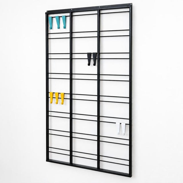Mid 20th Century Vintage Pilastro Musical Scale Coat Rack by Tjerk Reijenga for Pilastro, 1950s For Sale - Image 5 of 5