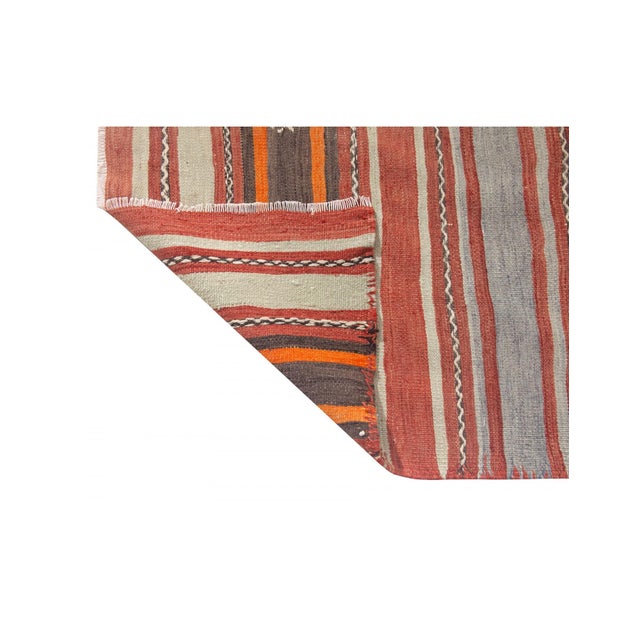 1960s Vintage Turkish Kilim Rug - 5`7" X 11`0" For Sale - Image 5 of 6