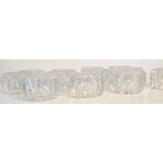 Glass Vintage Salt Cellars- Set of Twelve For Sale - Image 7 of 12