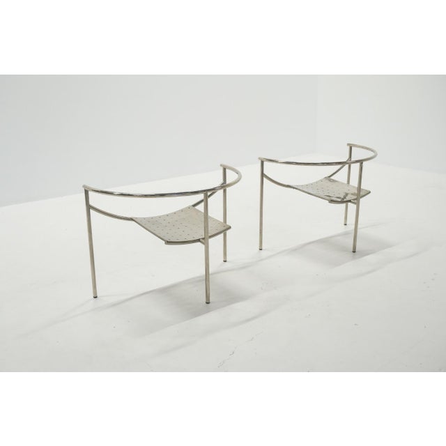Metal Dr Sonderbar Armchairs by Philippe Starck for XO, France, 1980s, Set of 2 For Sale - Image 7 of 10