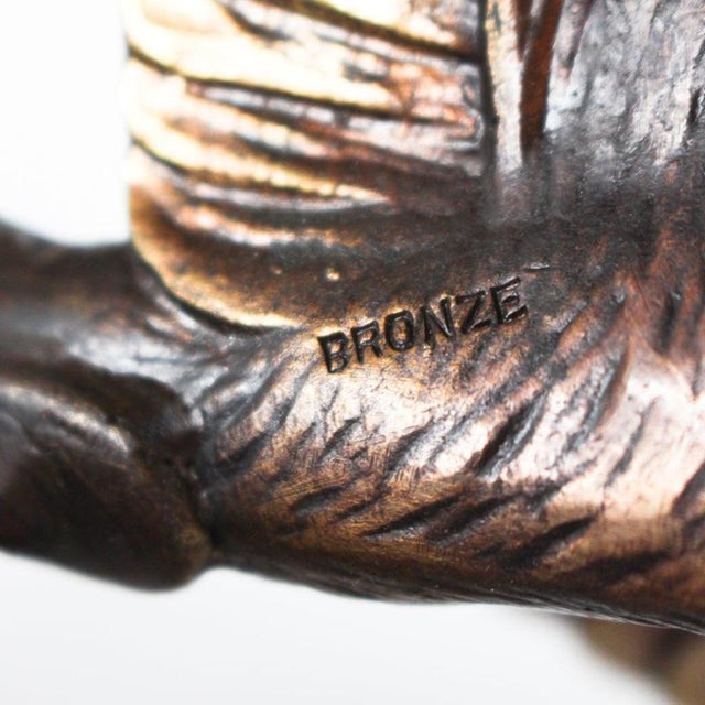 Bronze Bookends, 1930s, Set of 2 For Sale - Image 12 of 13