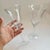 1980s Vintage Handmade Etched Grapevine Tulip-Stem Wine Glasses – Set of 2 For Sale - Image 5 of 10