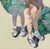 Textile Guo Jin "Children No.2" Oil on Canvas, 2007 For Sale - Image 7 of 11
