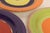 Set of Three Glazed Ceramic Concentric Circle Plates With Gold Leaf Details Signed For Sale - Image 13 of 14