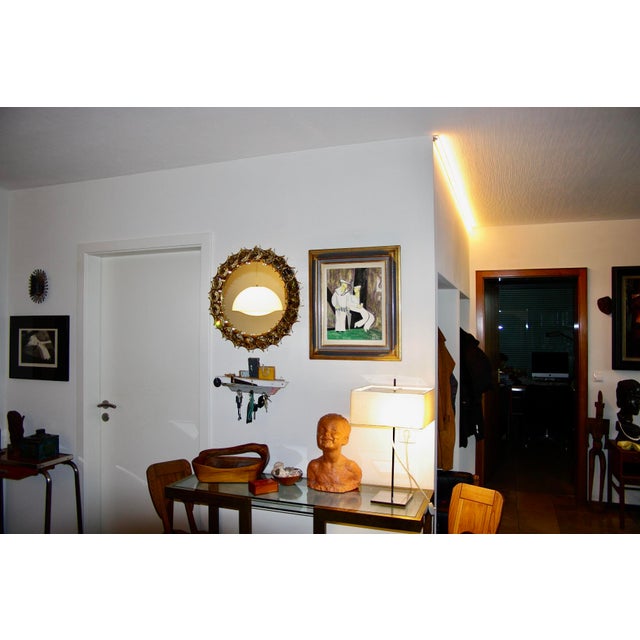 Vintage Circular Mirror by Christophe Palma, 1960 For Sale - Image 4 of 13