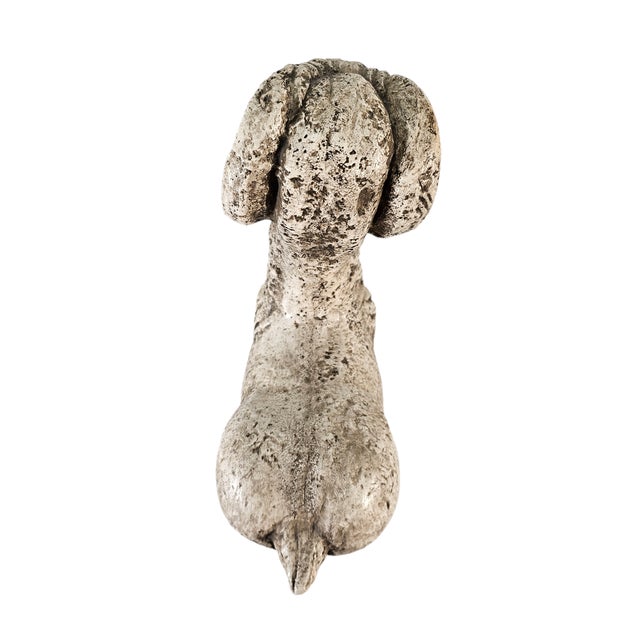 Stone Museum Style Cast Composite Ram Sculpture Long Neck Figural 16" For Sale - Image 7 of 9