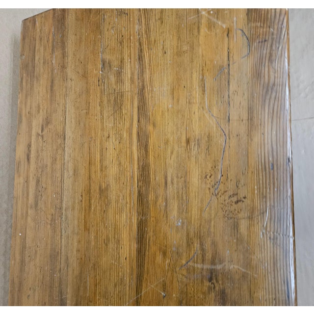 1900 - 1909 1900s Antique Thonet Farm Dining Work Library Table Industrial For Sale - Image 5 of 12