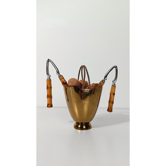 Wood Vintage Nutcracker with Bamboo Canes Handles, Italy, 1960s For Sale - Image 7 of 13