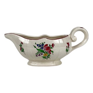 Long Réverbère Sauce Boat from KG Lunéville, 1950s For Sale