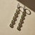 Peridot Huggie Drop Earrings, Silver, Gold, Pair For Sale - Image 4 of 8