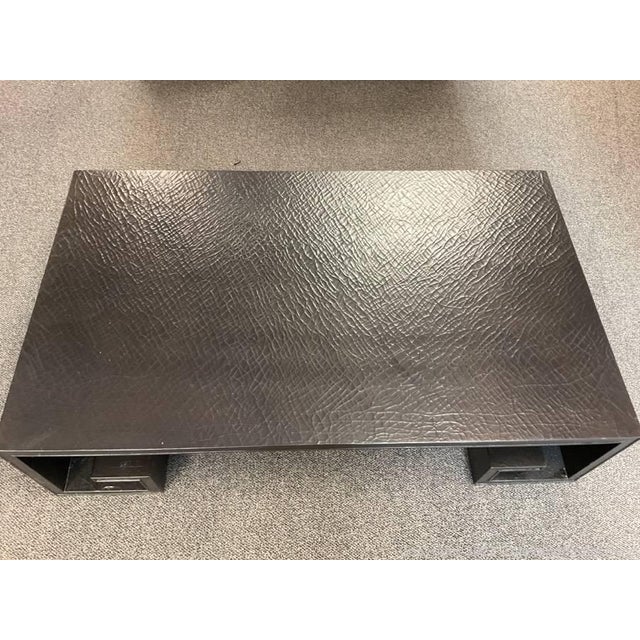 Baker Furniture Company 1970s Thomas Pheasant for Baker Scroll Coffee Table For Sale - Image 4 of 11