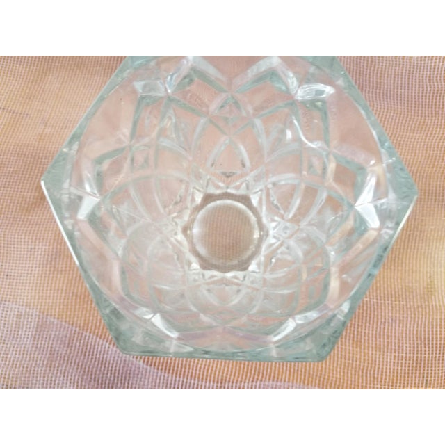 Late 20th Century Late 20th Century French Crystal Vase For Sale - Image 5 of 7