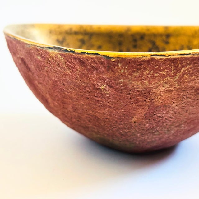 MCM Triangular Pottery Bowl For Sale In San Francisco - Image 6 of 9