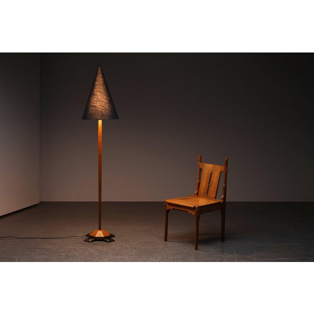 French Art Deco Standing Lamp, 1930s For Sale - Image 4 of 15