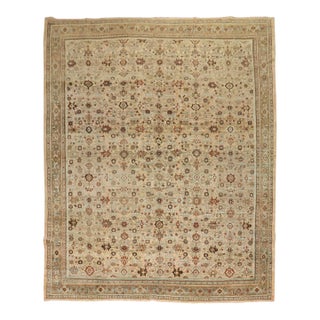 Antique Zabihi Collection Persian Bidjar Rug - 8'3" x 11'6" For Sale