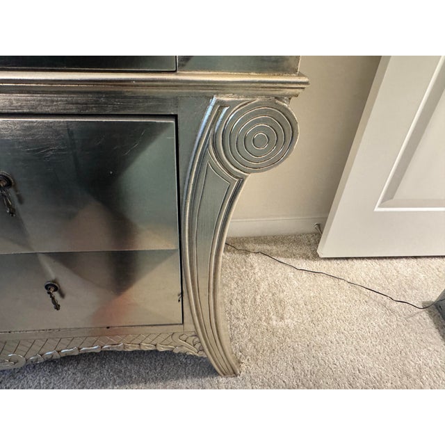 1980s Silver Glam Dresser For Sale - Image 12 of 12