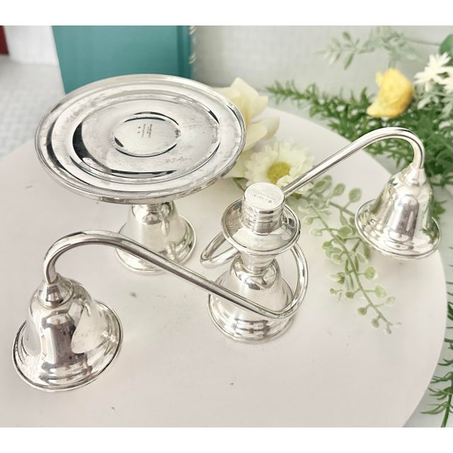 Vintage Wm Rogers Sterling Silver Candelabra For Sale In Phoenix - Image 6 of 9