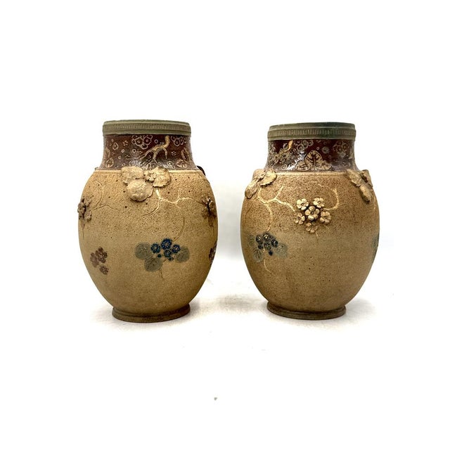 Vases by Ernest Chaplet for Havilland & Cie, 1880, Set of 2 For Sale - Image 12 of 12