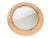 Mid-Century Modern Round Salmon Glass Wall Mirror from Cristal Art, 1960s For Sale - Image 3 of 12