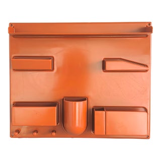 uten.silo III Vintage Orange Abs Plastic Wall Organizer by Dorothee Becker 1970s For Sale