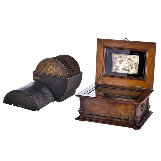 Mid 19th Century European Music Box, 1850, Set of 51 For Sale - Image 5 of 6