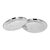 Pair of Signed Mid-Century Asprey & Co. Sterling Silver Wine Bottle Coasters For Sale