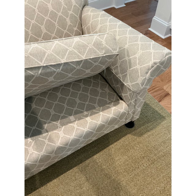 1980s 18th Century English Camelback Sofa For Sale - Image 5 of 7