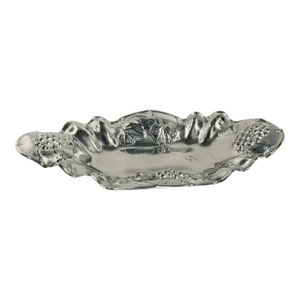 1940s Vintage Quadruple Silver Plate Grape Motif Bread/Serving Tray